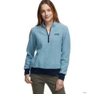 Patagonia Women's Blue Quarter-Zip Sweater